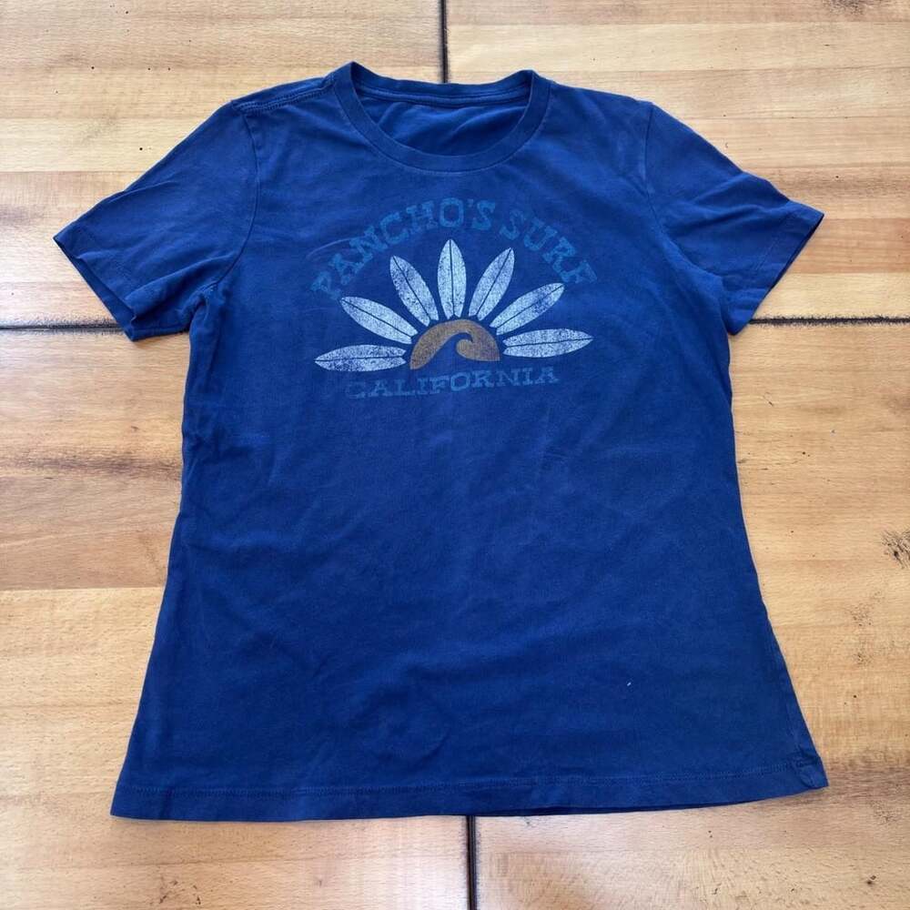 Pancho's Surf California Graphic Navy T-Shirt